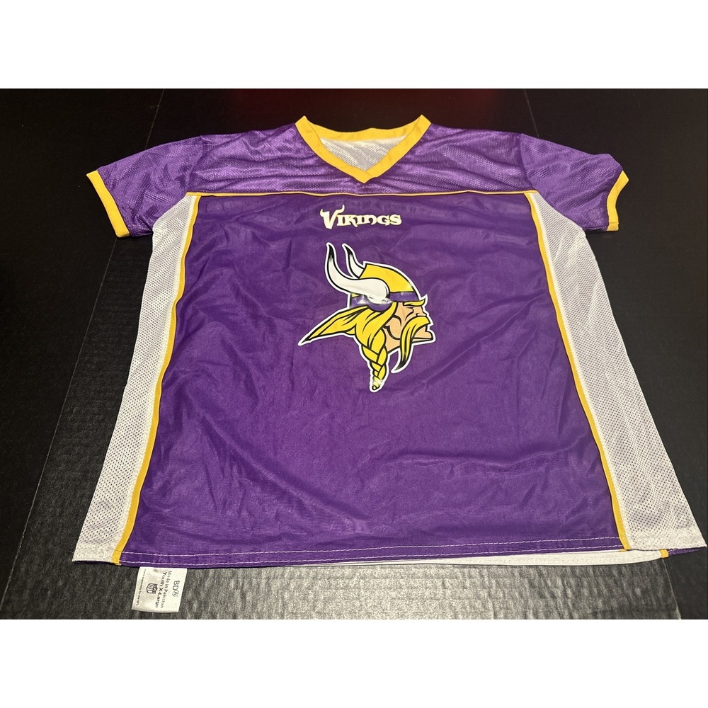 Minnesota Vikings NFL Flag Football Reversible Jersey YOUTH XL / 76-59‎